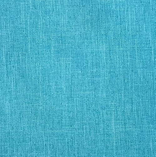 Kissenhülle Kissenbezug Fleckschutz Lotus Effekt Garten Leinenoptik abwaschbar in 3 Größen und 15 Farben im 2er Set (50 x 50 cm, Petrol)