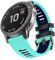 MYSNBKN Armband für Garmin Fenix 6X /Fenix 6X Pro/Fenix 5X /Fenix 5X Plus/Fenix 7X/Fenix 8 51mm/Fenix 3 /Fenix 3 HR, 26mm Breite Silikon Estrazarmband Quick-Fit Uhrenarmband für Garmin