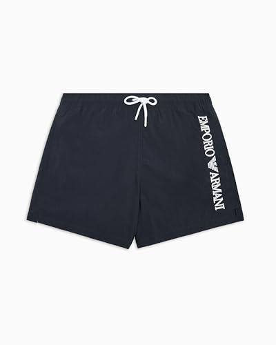 EMPORIO ARMANI Men's MID Boxer Swim Trunks, Armani BLU, XXL