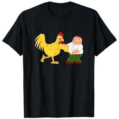 Family Guy Peter & Chicken Fighting T-Shirt