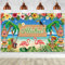 Woyamay Aloha Hintergrund Banner, Hawaii Aloha Party Dekorationen, Extra Groß Hawaii Deko Fotohintergrund für Beach Party Deko, Tropische Flamingo Deko Banner für Luau Sommer Deko, 185 * 110 cm