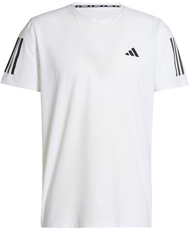 adidas Men's Own The Run Tee, White, XXL