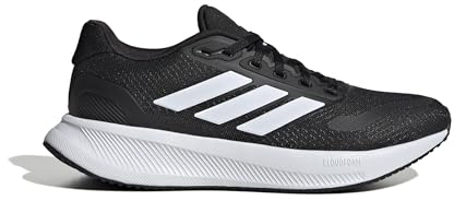 adidas Damen Runfalcon 5 Running Shoes, Core Black/Cloud White/Core Black, 42 2/3 EU