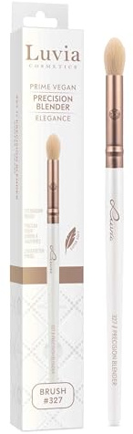 Professioneller Make-up Pinsel Luvia, Lidschatten Schminkpinsel, Eyeshadow Pinsel, Augenpinsel, veganer Kosmetikpinsel, 327 // Precision Blender - Elegance