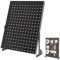 ODOXIA Peg board | Panneau Perforé pour vendeurs | Plaque Perforée Organisation | Crochets pour Panneaux Perforés Noirs pour Maison, Magasin, Bureau | Tableau Perforé sur Pieds