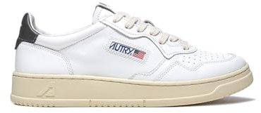 Autry Scarpe Sneakers Donna in Pelle Bianco-Nero AULM LL22 (36)