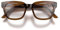 LONDON MOLE Brillen | Tricky Lesebrille | Rechteckige Lesebrille | Coole Leser | Stilvolle Lesebrille | Herren Damen Unisex | Federscharniere | Durchsichtiges Braun | + 1,0 Vergrößerung