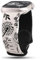 Wearlizer Floral Gravierte Kompatibel mit Apple Watch Armband 41mm 40mm 42mm 38mm Damen, Silikon Sport Blumenmuster Sportarmband für iWatch Strap Serie 10 9 8 7 6 5 4 3 2 1 SE