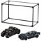 AAABOX Acryl Vitrine Groß Transparente Stapelbar Staubdicht mit Tür für Lego,50x30x20cm Vitrinenschrank Schaukasten Selbstmontage mit Rahmen aus Aluminiumlegierung für Sammlung Modellautos Figuren