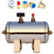 Mini-Lufttank-Kit mit kleinem Hochdruckbehälter – horizontal, 13 10 8 5 3 2 1 Gal Luftspeicherblasenbehälter für Luftpumpe/Gastank/Kompressor, tragbare Luftausdehnungsbehälter aus Edelstahl 304(5L/1.3