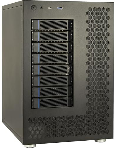 Inter-Tech NAS-8 PC Enclosure for up to 8 Drives (12Gb/s)