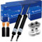 2x SACHS Stoßdämpfer + Domlager + Protection hinten passend für E81 E82 E90 E91