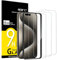 NEW'C 3 Pack Designed for iPhone 15 Pro Max Screen Protector (6.7 inches),Enhanced Tempered Glass Protection with easy installation tool included,Case Friendly Ultra Resistant