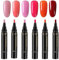 Polishey Nail Polish Pens Uk, Quick-Dry 6 Colors Gel Nail Polish Pens, Non UV Gel Nail Polish Crafts Pens For Women Girls Manicure Pedicure Nail Varnish Pens For Home Salon