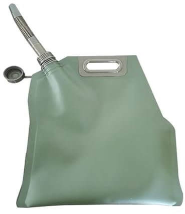 MNEVZX Jerrican Essence Réservoir de Carburant Portable Sac à Huile Souple, vessie Pliable, boîtes de Rangement, bidon d'essence pour Moto(20L)