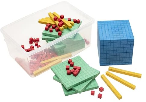 Betzold Zehnersystemsatz, farbig, treeNside-Material | Dienes-Material, Mathe
