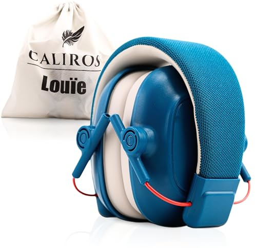 Caliros Casque anti-bruit enfant TDAH/Autiste : Meilleure concentration à l'école et des devoirs maison sereins. Protège jusqu'à 16 ans dans les environnements bruyants.