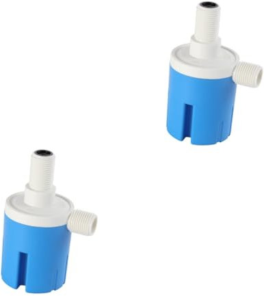 YARNOW 2 Pièces vanne de contrôle du niveau d'eau Flotter Piscine robinet à flotteur de réservoir flotteur pour flotteur vanne à flotteur automatique Blue