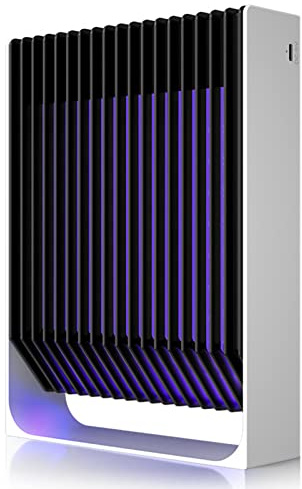 TFixol Lampe anti-moustiques électrique avec lumière violette - Fixation murale verticale - Coffre-fort intérieur pour bébé M - Prise droite - Prise noire