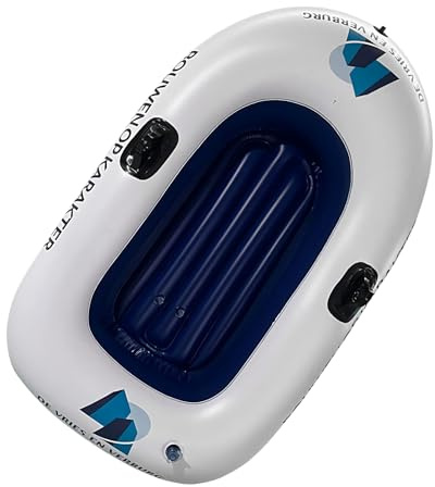 Kleines aufblasbares Boot | Schwimmbad und See Schlauchboot | Tragbares leichtes Kajak Floß Rutschbecken für Erwachsene Fluss Reise See Wasser Abenteuer Outdoor