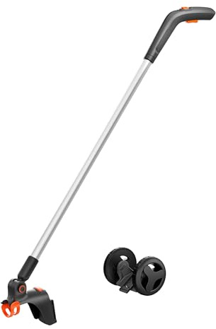Gardena Handle and Wheels Accessories Handheld: Ergonomic handling, Cordless, Seamless Integration with Grass Shears, Good manoeuvrability, Easy to Assemble (14753-20)