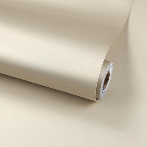 ANBILILA Papel Pintado Autoadhesivo, Textura Metálica Cepillada Plata Pelar y Pegar Papel de Contacto, 40x500CM Color Sólido Efecto Metalizado Papel Tapiz Removible Decorativo para Pared