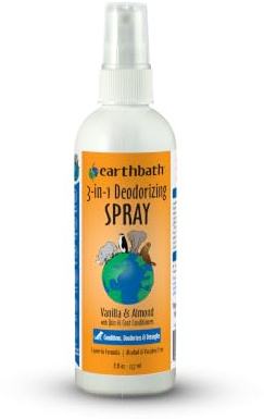 Earthbath Vanilla and Almond Natural Pet Body Spritz, 237 ml | Dog Odor Eliminator for Strong Odor, Cruelty-Free Dog Cologne, Dog Wash Spray, Made in USA