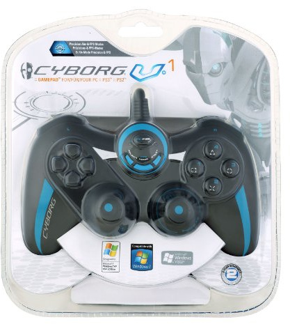Cyborg V.1 Pad Manette filaire Compatible PC / PS2 / PS3 Noir
