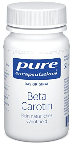 Pure Encapsulations - Beta Carotin Kapseln – Natürliches Carotinoid aus Dunaliella-Alge, Leicht zu Schlucken – 90 Kapseln