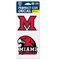 Wincraft NCAA 58173014 University of Miami-Ohio Perfect Cut Aufkleber-Set, 2 Stück