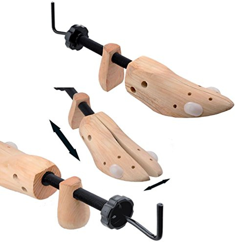 Mens Shoe Stretcher Wooden Male Boots Trainer Shaper Footwear Blister Bunion
