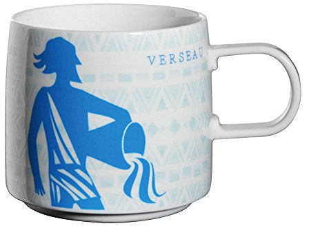 ASA - Henkelbecher - Star Signs - Sternzeichen Wassermann - Porzellan - Ø9,5 x H8,6 cm - 0,35 l