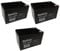 6DZM Lot de 3 batteries rechargeables au plomb utilisation cyclique 36 V 12 V 14 Ah pour vélo électrique