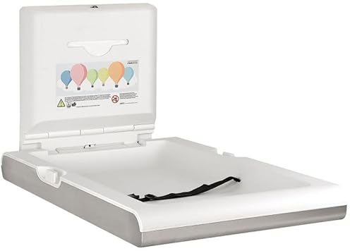 Mediclinics vertikaler Wickeltisch CP0016VCS aus Edelstahl mit Biocote®-Schutz