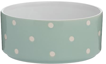 Mason Cash Hundenapf, gepunktet, Salbeigrün, 18 cm