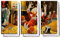 Unified Distribution DuckTales - Dreiteiler (120x80 cm) Kunstdruck auf Leinwand • erstklassige Druckqualität • Dekoration • Wandbild