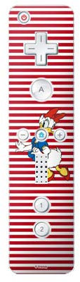 Skin kompatibel mit Nintendo Wii Controller Folie Sticker Offizielles Lizenzprodukt Daisy Duck Disney