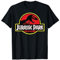 Jurassic Park Distressed Vintage Logo Maglietta