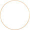 Vaessen Creative Metallring, Gold, Spannring Ø 60 cm aus 3 mm Metalldraht zum Traumfänger Basteln, Makramee Knoten, Mandala Häkeln sowie Gestalten weiterer Wanddeko und Fensterdeko
