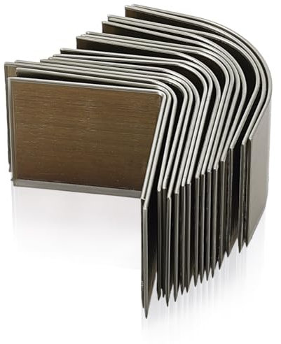 PH PandaHall Leather Corner Punch Set,15 Sizes 2 Style Corner Edge Trimmer High Carbon Steel Circle Cutter Tool Kit Triangular R2 R18 Cutting for Wallet Belt Purse Handmade DIY Leather Craft