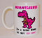 Mummysaurus Ceramic Mug Awesome Dinosaur Gift