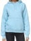 Smith & Solo Hoodie Damen – Kapuzenpullover Frauen Baumwolle Long, mit Kapuze Pullover Sweatshirt Rundhals, Slim Fit Freizeit Sport Langarmshirt, Hoodies Training - Pulli Streetwear (L, Hellblau)