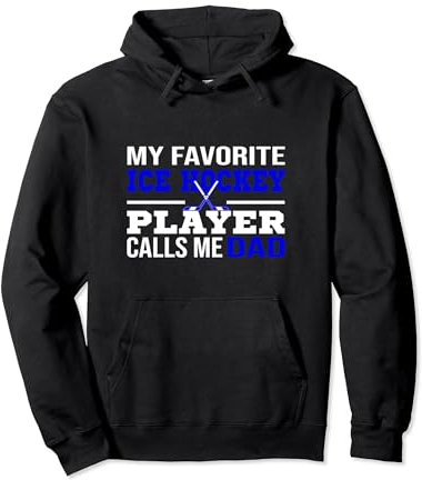 My Favorite Ice Hockey Player Call Me Dad Pullover Hoodie