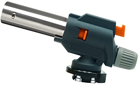 JDHON Blow Torch, Professional Kitchen Butane Torch, Chef Cooking Torch Adjustable Flame, for Creme Brulee, BBQ, Baking, Camping(Butane Gas Not Included)