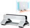 Psitek Soporte Vertical de Aluminio para Portátiles, Ancho de Ranura Ajustable 12-42mm, Almacenamiento Vertical Que Ahorra Espacio para MacBook y Portátiles