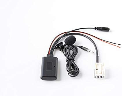 Car Bluetooth AUX Adapter Wireless Audio Phone Call Hands Free Microphone Compatible with Audi A4 B7 TTs TT A8 R8 A3 Six Disc CD Player