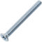 AERZETIX - C59664 - Satz von 100 Metallschrauben M4x40 mm mit senkkopf PH2 - DIN 965 - aus kohlenstoffstahl - härte 4.8 - verzinktes finish - zur befestigung von schraubendreherschrauben