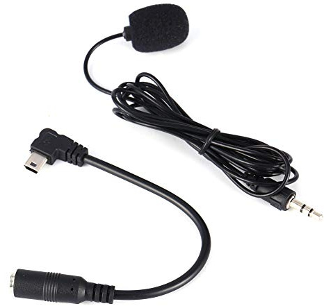 Microphone, Portable Mic 3.5mm External Microphone Clip On Mic and Adapter Cable forGoproHero3 Hero 3 Hero4