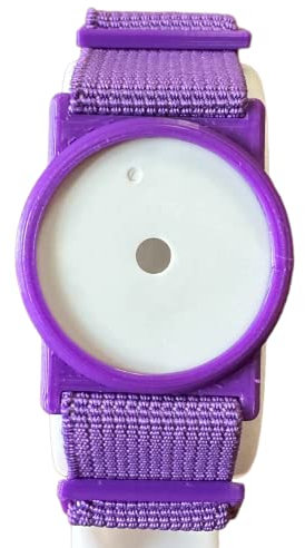 Sensor Armband Holder/Protector Compatible with Freestyle Libre 1/2 (Purple)