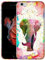 Glisten - iPhone SE 3 2022 Hülle, iPhone SE 2020 Hülle, iPhone 7/8 Hülle – Elefanten-Aquarell-Design gedruckt schlanke Kunststoff-Hartschale für iPhone 7/8/SE 2/SE 3.